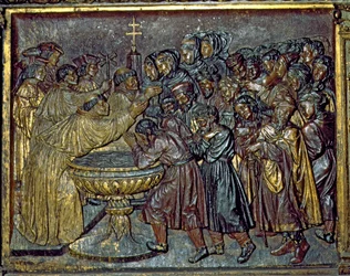Baptism of the Moors, Capilla Real, Granada, Andalusia, Spain