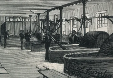 Economy (19th Century): Paper Factory in Spain 