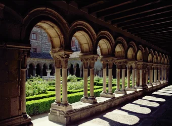 Garden cloister at Las Huelgas Monastery