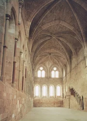 Interior of the refectory of the monastery, 1215