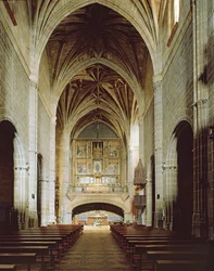 Interior view of the church