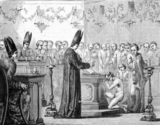 Mormon Baptism in the 1860s, from 