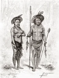 Native Indians from Rio Branco, South America
