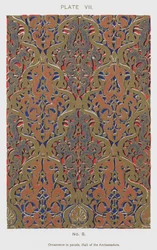 Ornaments in panels, Hall of the Ambassadors