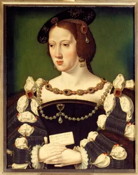 Portrait of Eleonore of Habsburg, Archduchess of Austria, Queen of France