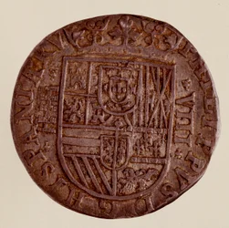 Silver Coin (8 Reales) from Spain: Reign of Philip II (1589)