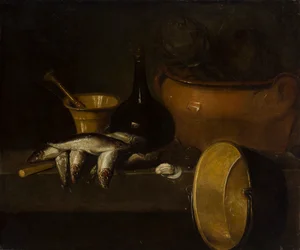 Still Life with Fish and Artichokes