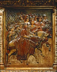 The Court of the Catholic Kings at the Surrender of Granada to Castile