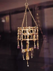 Votive crown of a Visigoth king, from the Treasure of Guarrazar