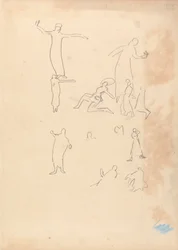 Cave of the Golden Calf: Study of Dancers