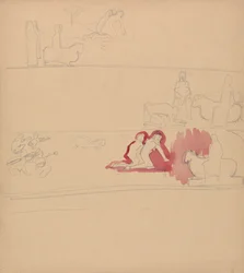 Cave of the Golden Calf: Worshippers and Calf