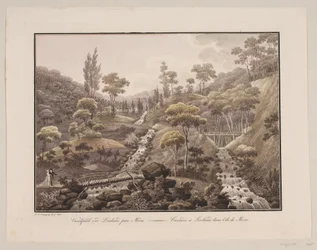 Waterfall at Liselund on Møn