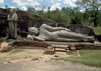The Reclining Image, Which Depicts the Buddha