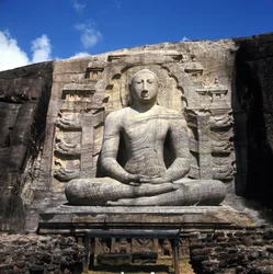 Buddha of Gal Vihare of Polonnaruwa (Sri Lanka) (attributed to King Parakrama Bahu)