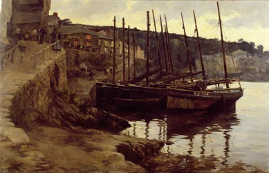 At their Moorings