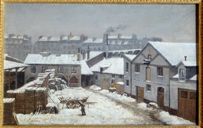 The Suburbs of Paris Under Snow