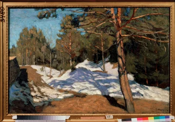 Spring. Painting by Stanislav Yulianovich Zhukovsky