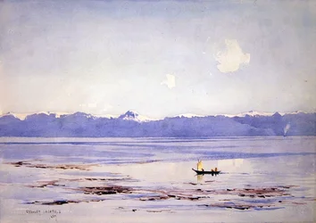 Sea and Snowy Mountains