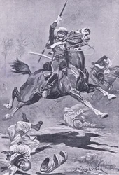 The 9th Lancers at Delhi, 1857