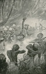 The Highland Charge at the Battle of Amoaful