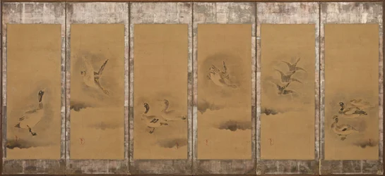 Wild geese, Momoyama or Edo period