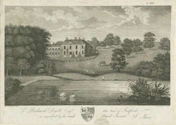 Freeford Hall: engraving, nd [1797]