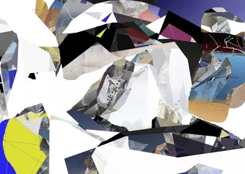 Fragmented Geometric Abstract