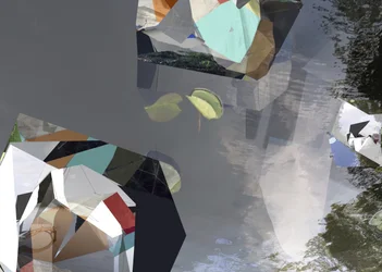 Fragmented Water Reflections