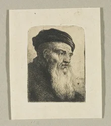 Head of a Man in Three-Quarters Profile