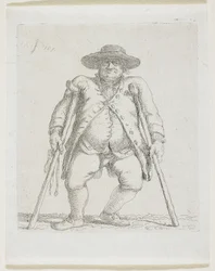 Man with Crutches; Orlandini