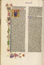 Initial P: Saint Peter