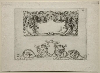 Collection of Various Caprices and New Designs of Cartouches and Ornaments: No 16