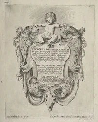 Collection of Various Caprices and New Designs of Cartouches and Ornaments: No 1, Title Page