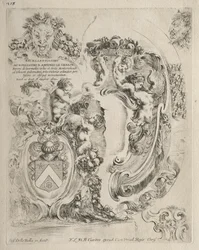 Collection of Various Caprices and New Designs of Cartouches and Ornaments: No. 2, Dedication Page