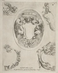 Collection of Various Caprices and New Designs of Cartouches and Ornaments: No 8