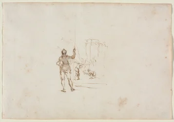 Detail of Martyrdom of Saint John the Evangelist, after Callot