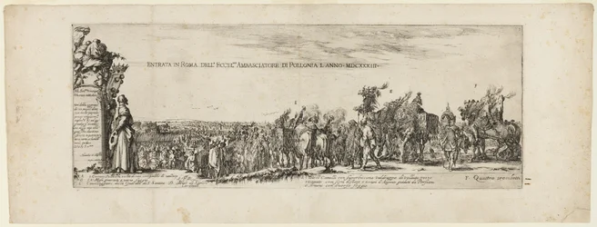 Entrance of the Ambassador of Poland into Rome