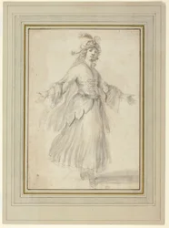 Female Dancer in an Exotic Costume
