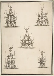 Five Groups of Acrobats