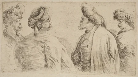 Four Turks Wearing Turbans