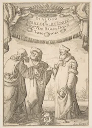 Frontispiece for Dialogo di Galileo Galilei