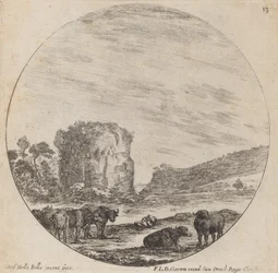 Landscape with Antique Ruins