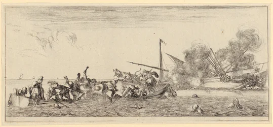 Military Procession, Sheet 2 of the Series "Peace and War" [Et pace, et bello]