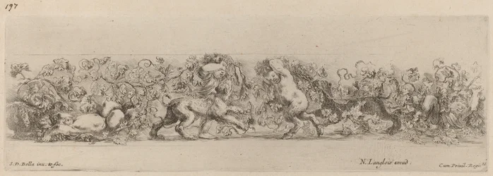 Ornamental Frieze with Grape Vine, probably 1648