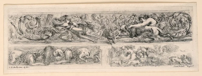 Ornamenti di fregi e fogliami