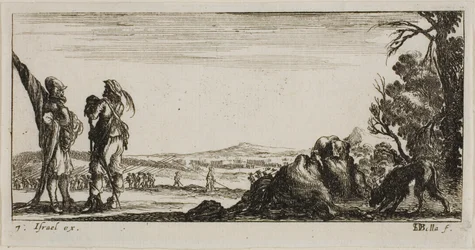 Plate Seven from Drawings of Several Movements by Soldiers