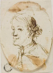 Portrait Bust of Man Wearing Cravat