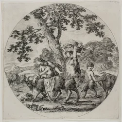Satyr Family Walking