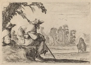 Seated Pilgrims