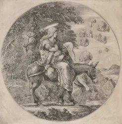 The Flight into Egypt, probably 1662